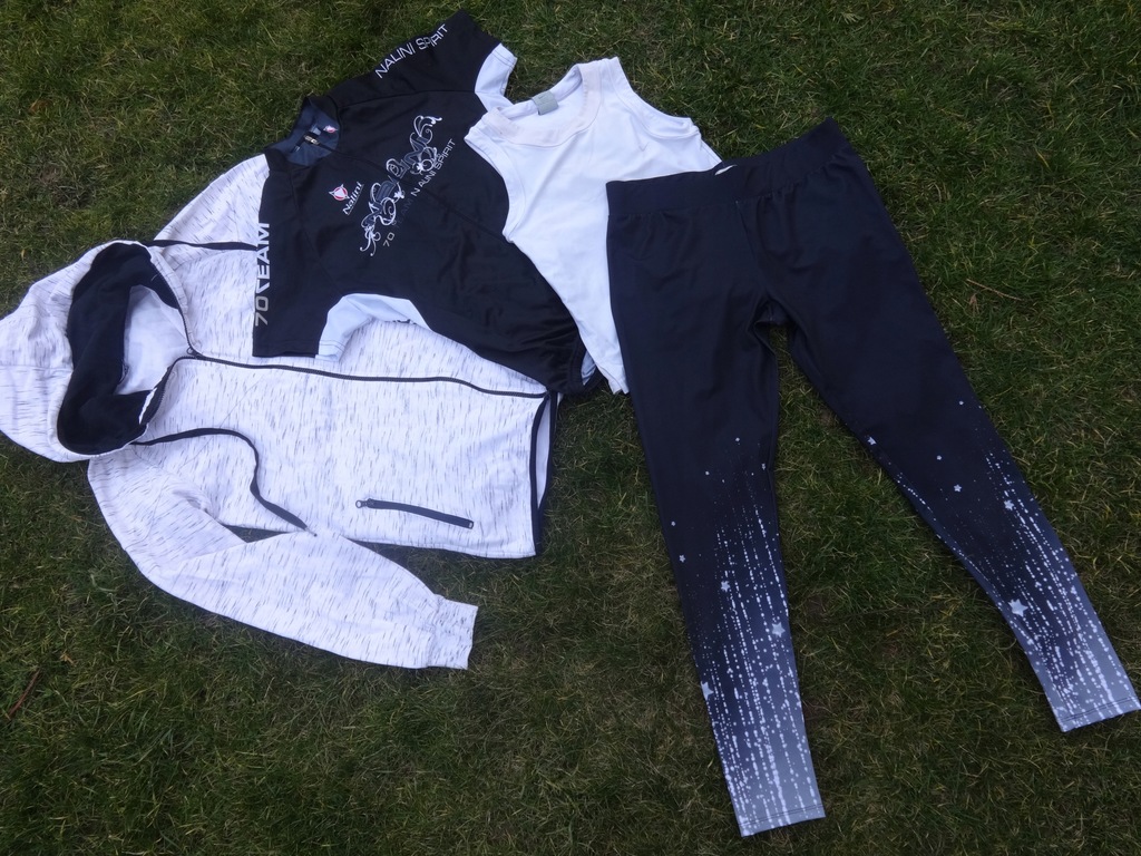 4X NIKE koszulka+ bluza+getry rozm.L