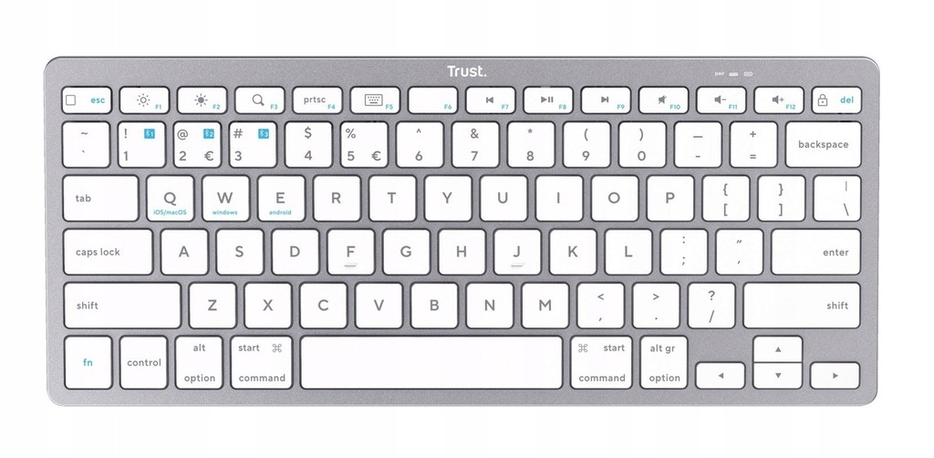 Klawiatura bezprzewodowa TRUST BASICS BLUETOOTH KEYBOARD US