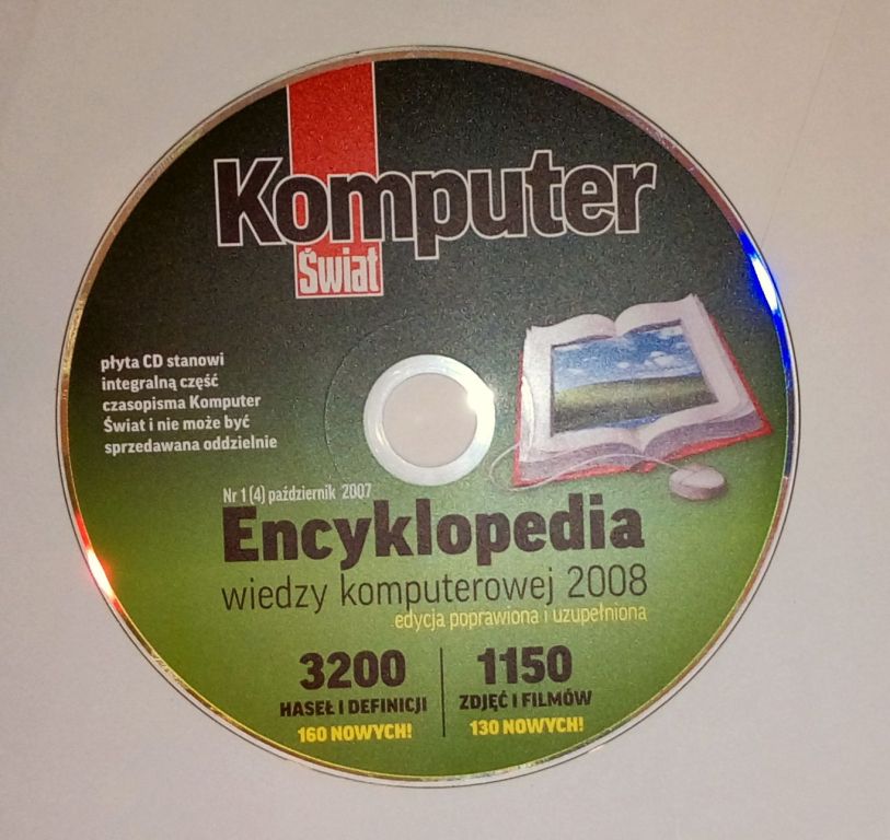 Encyklopedia wiedzy komputerowej 2008  CD