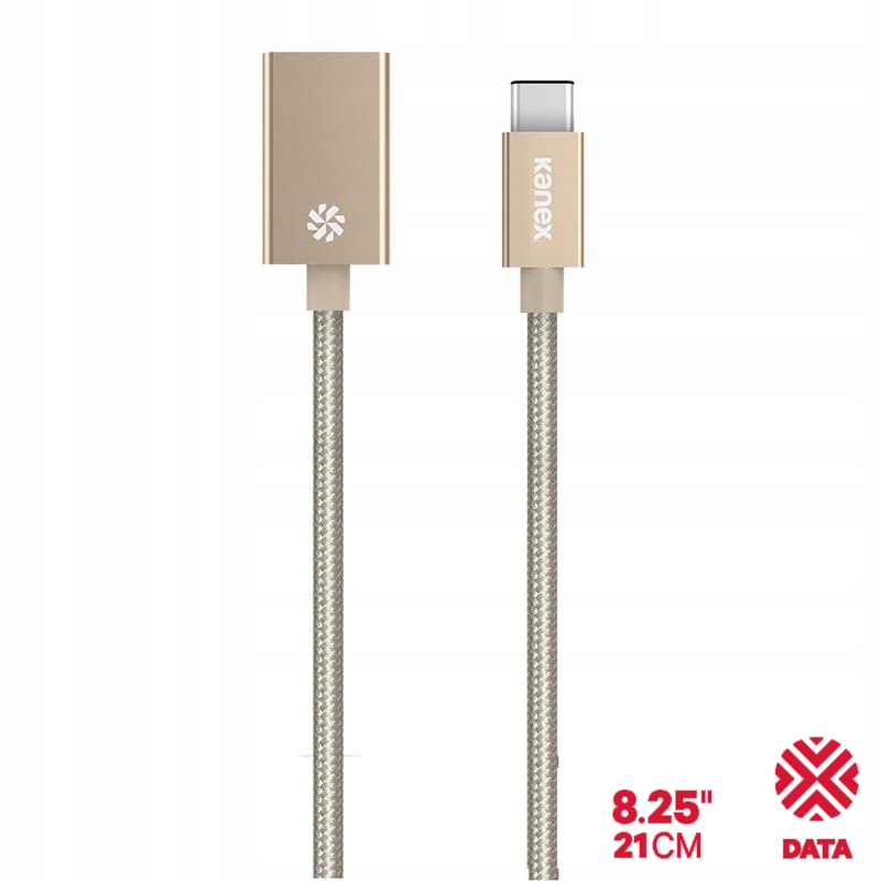 Kanex przejściówka DuraBraid Aluminium z USB-C