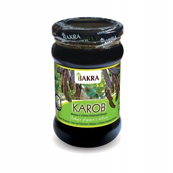 BAKRA Karob melasa z Chleba Świętojańskiego 370g (słoik)