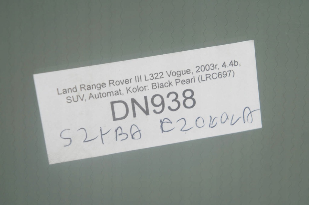 DN938 Range Rover L322 Szyba Czołowa Przednia 7607909845