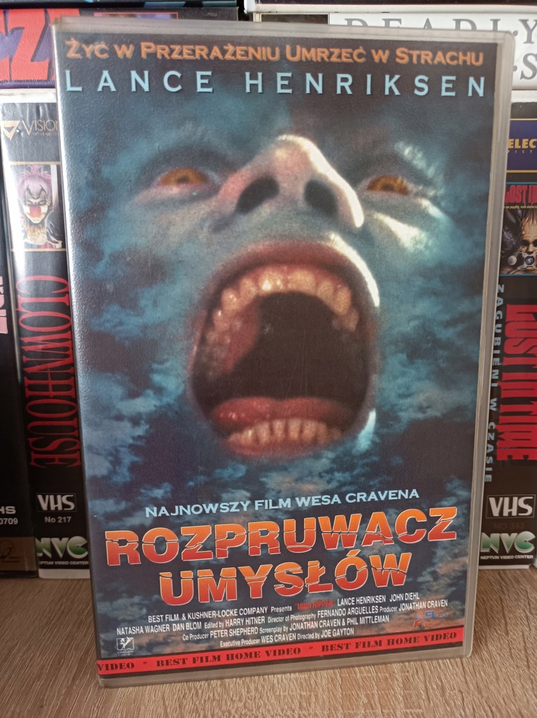 Rozpruwacz Umysłów VHS horror kaseta