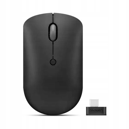 Lenovo Wireless Compact Mouse 400 Black, 2,4G Wire