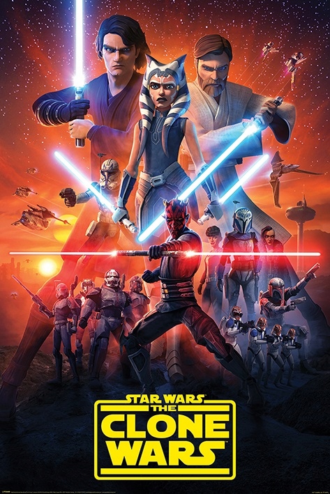 Star Wars The Clone Wars - plakat 61x91,5 cm