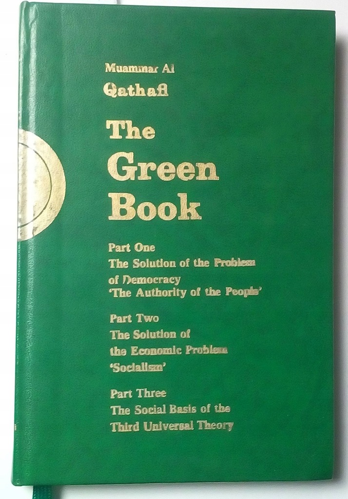 Qathafi - The green book Kaddafi Zielona Książka