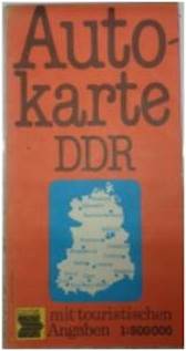 Auto-karte DDR mapa - różni
