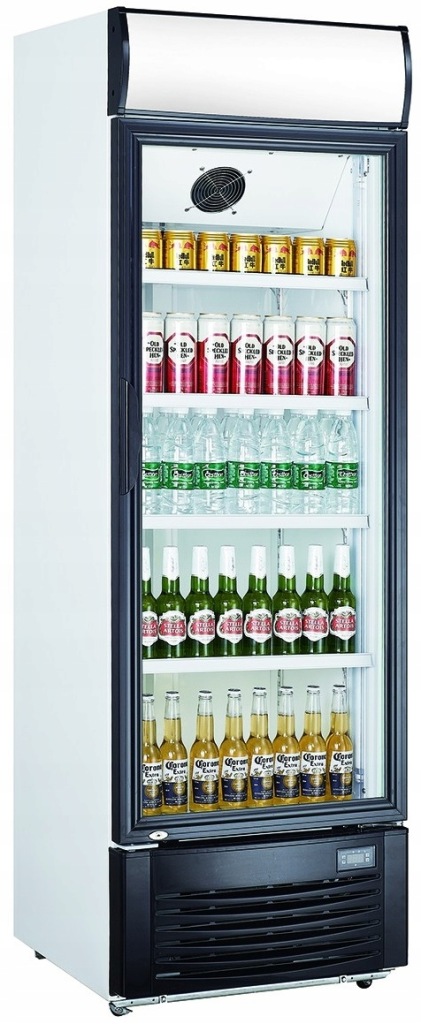 Witryna chłodnicza przeszklona 268L Szron LG 268F