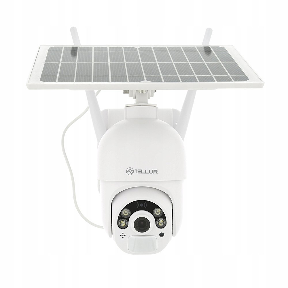 Tellur WiFi Solar Camera, PIR, White
