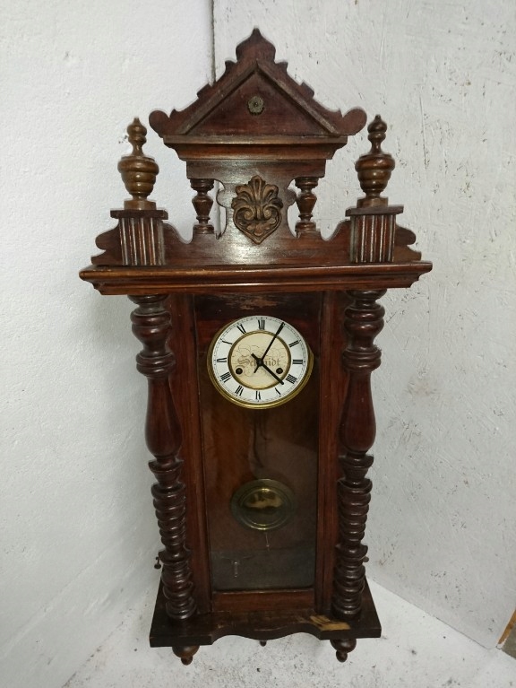 Zegar wiszący antyk Kienzle Uhren D.R. PATENT