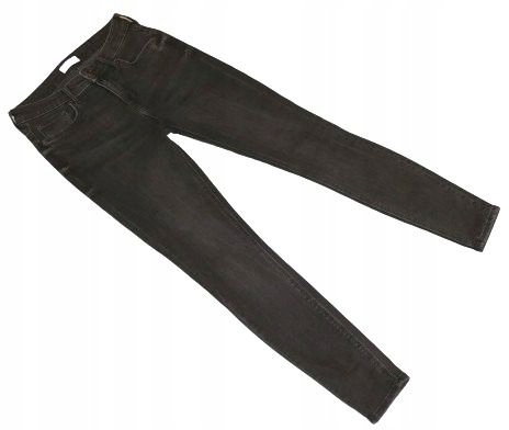 ZARA_36_SPODNIE JEANS Z ELASTYNĄ 600