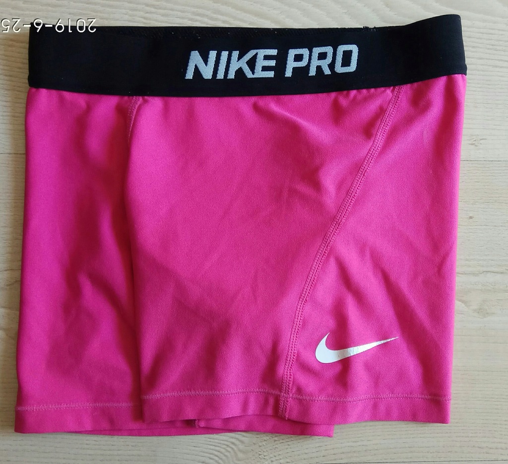 NIKE PRO DRI FIT RÓŻOWE SPODENKI SPORTOWE 146CM