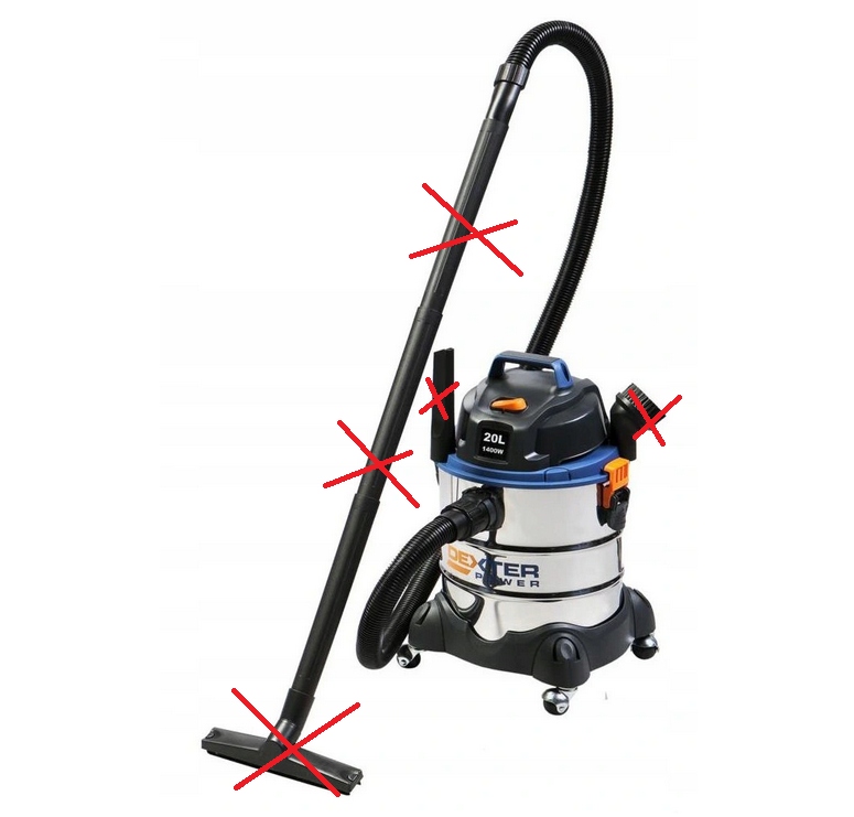 DEXTER POWER VOD1420SF ODKURZACZ PRZEMYSŁOWY EŹ125 - 11852078829 ...