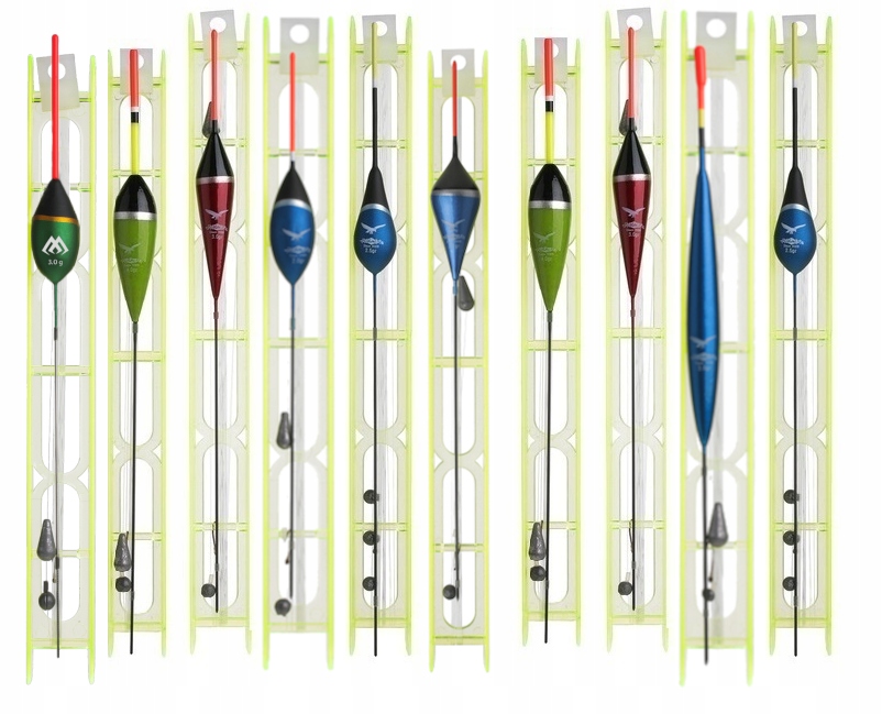 10x Gotowe Zestawy Spławikowe Mikado Bat Tyczka 11763270859