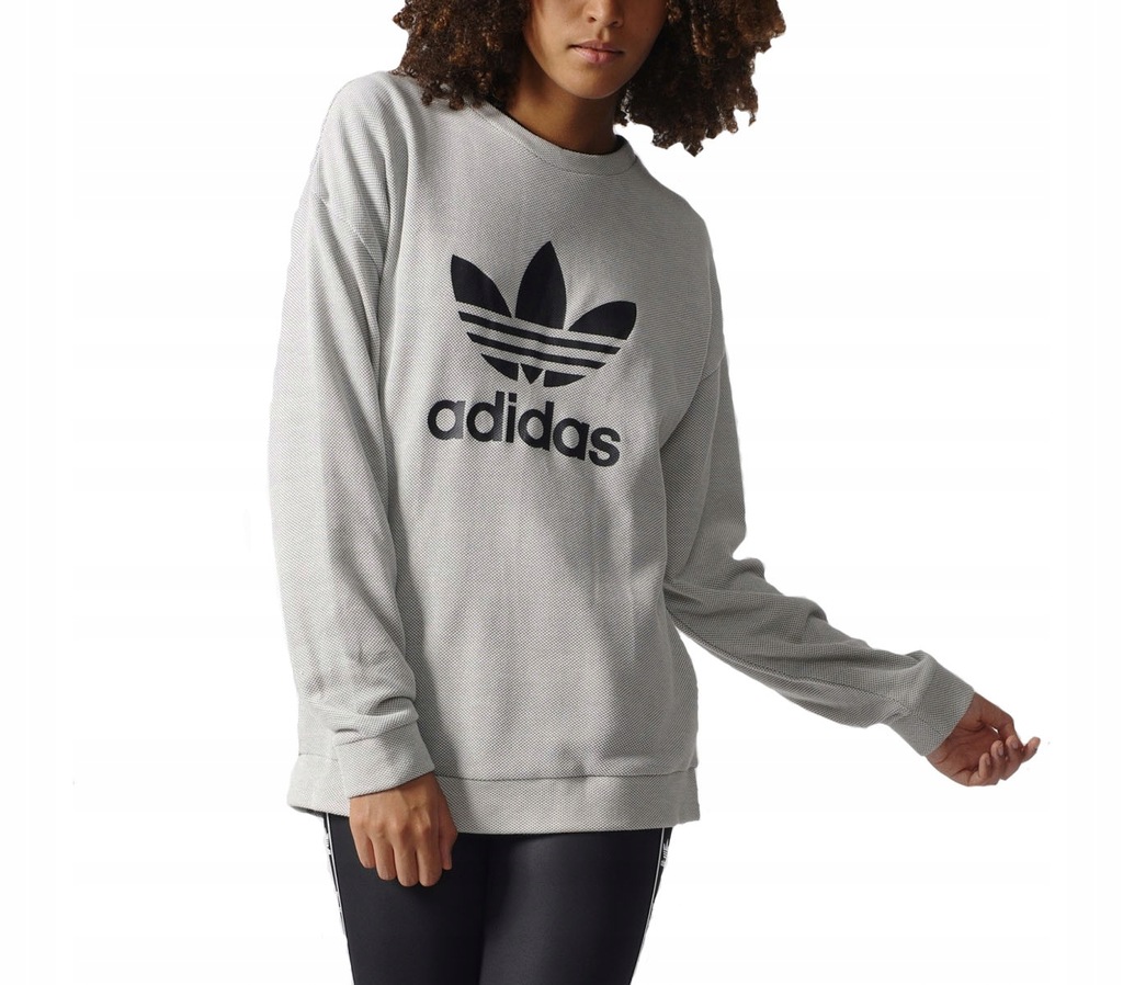 ADIDAS bluza damska OVERSIZE Trefoil S/M