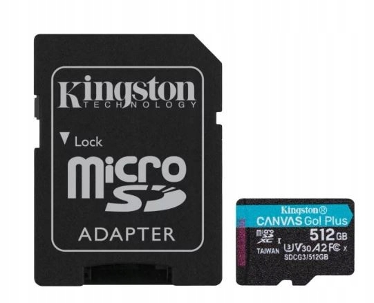 Kingston Karta pamięci microSD 512GB Canvas Go