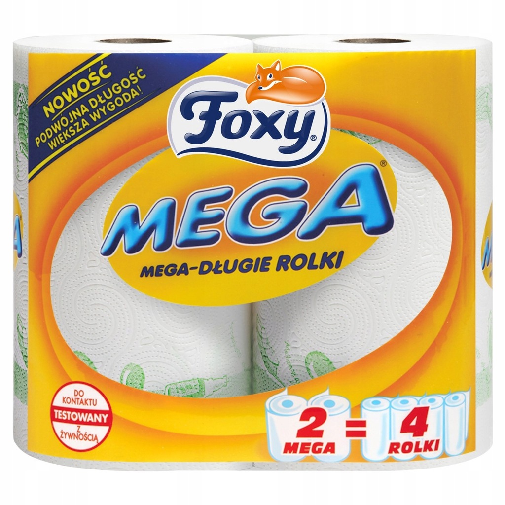 Foxy Ręcznik papierowy kuchenny mega 2 rolki