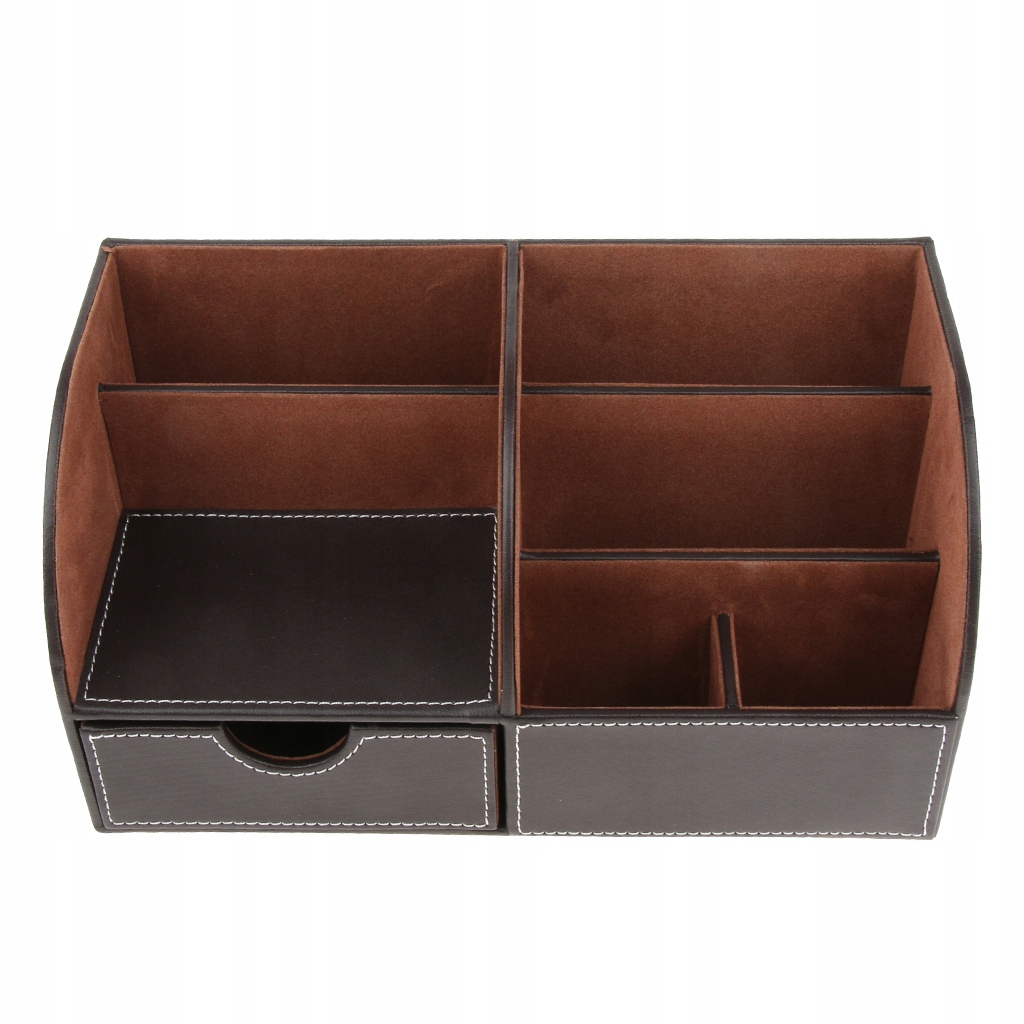 Nowoczesne biurko Skórzany organizer na artykuły