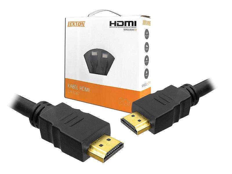 KABEL HDMI-HDMI HIGH SPEED 4K 1,4 HD67 20m HQ