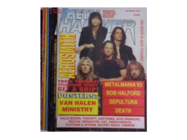 Metal Hammer nr 5-12 z 1993 roku