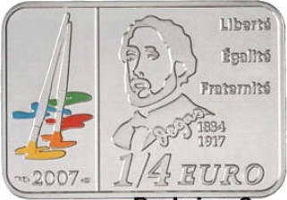 DEGAS 1/4 EURO Francja 2007 rok