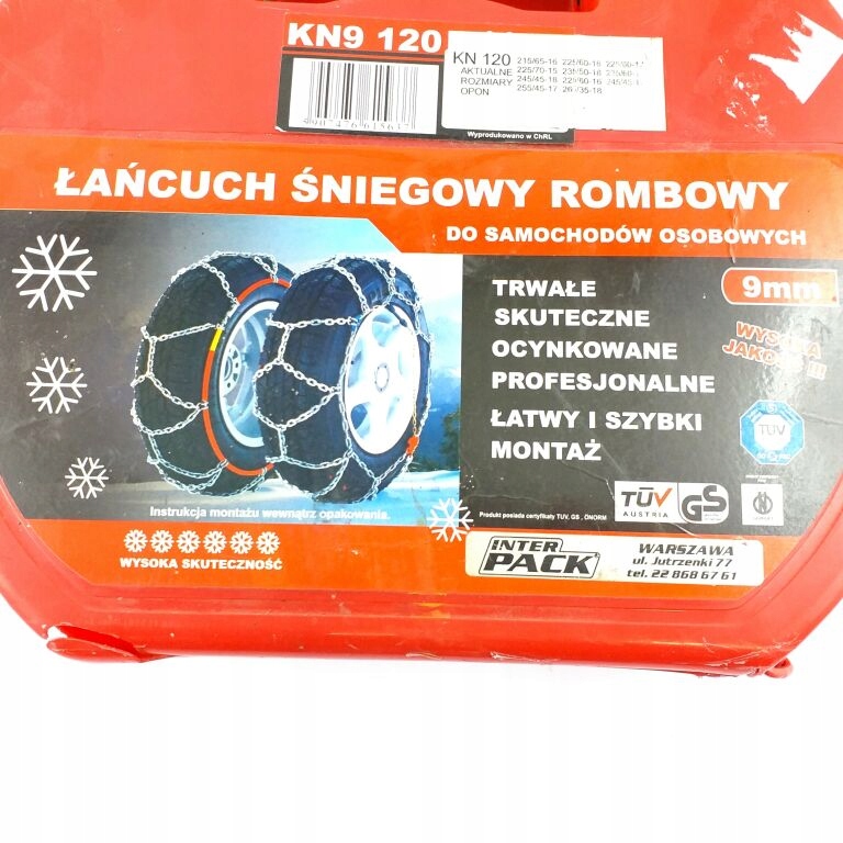 ŁAŃCUCHY ŚNIEGOWE KN9 120