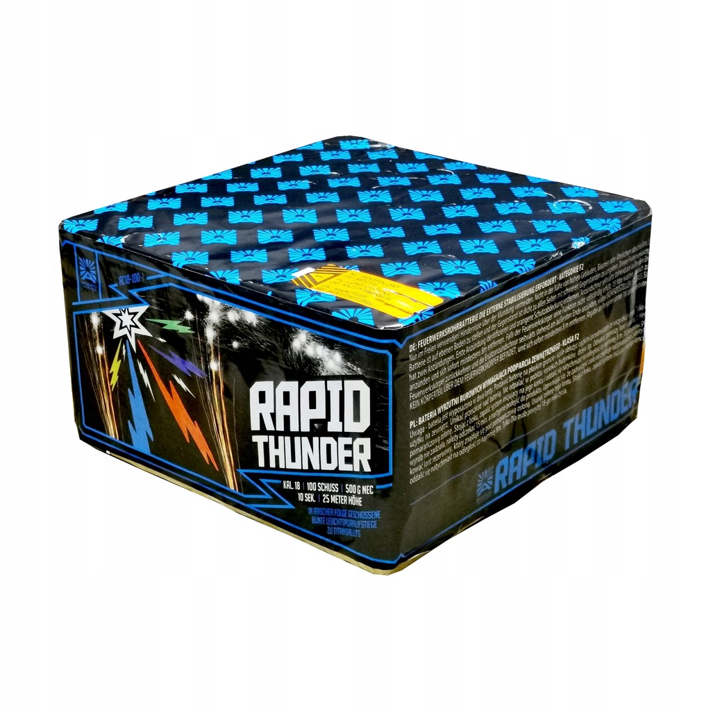 Wyrzutnia Rapid Thunder 100 strzałów 0,7"