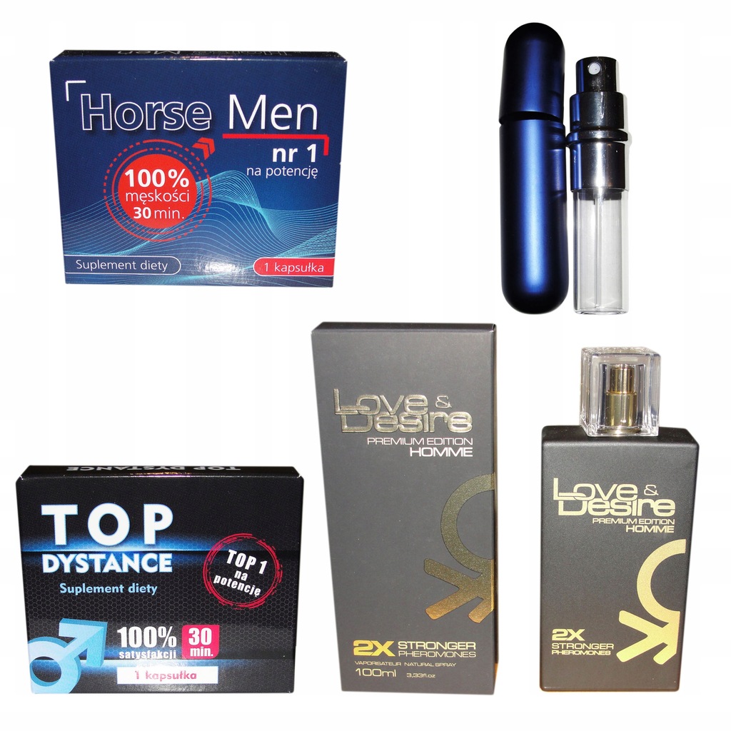 Love Desire Premium Mocne Feromony Męskie + Gratis