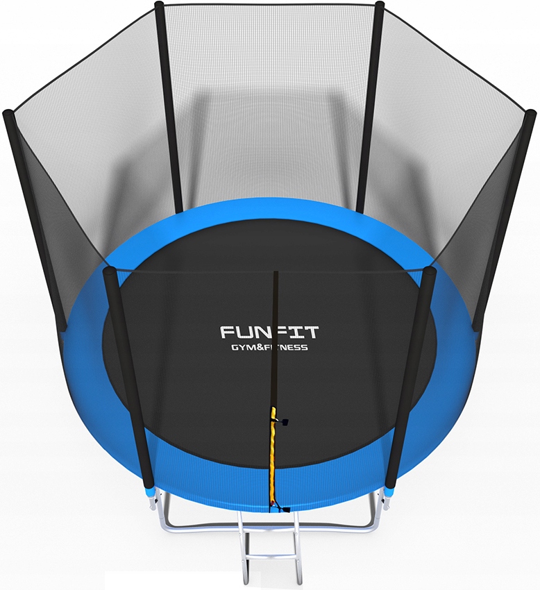 Купить САДОВЫЙ батут 252 СМ С СЕТОЧНОЙ ЛЕСТНИЦЕЙ FUNFIT: отзывы, фото, характеристики в интерне-магазине Aredi.ru