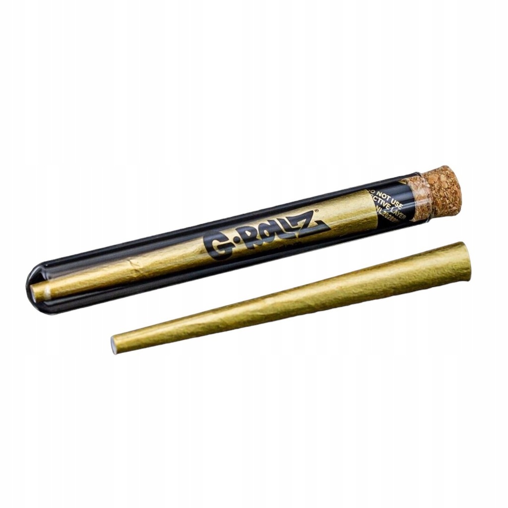 Złota bibułka G-Rollz Golden Cone 24k złoto w etui