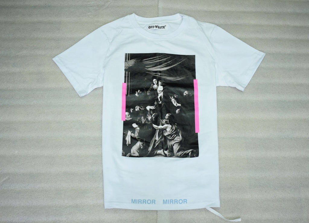 T shirt OFF WHITE MIRROR S OKAZJA. 8314348701 oficjalne archiwum Allegro