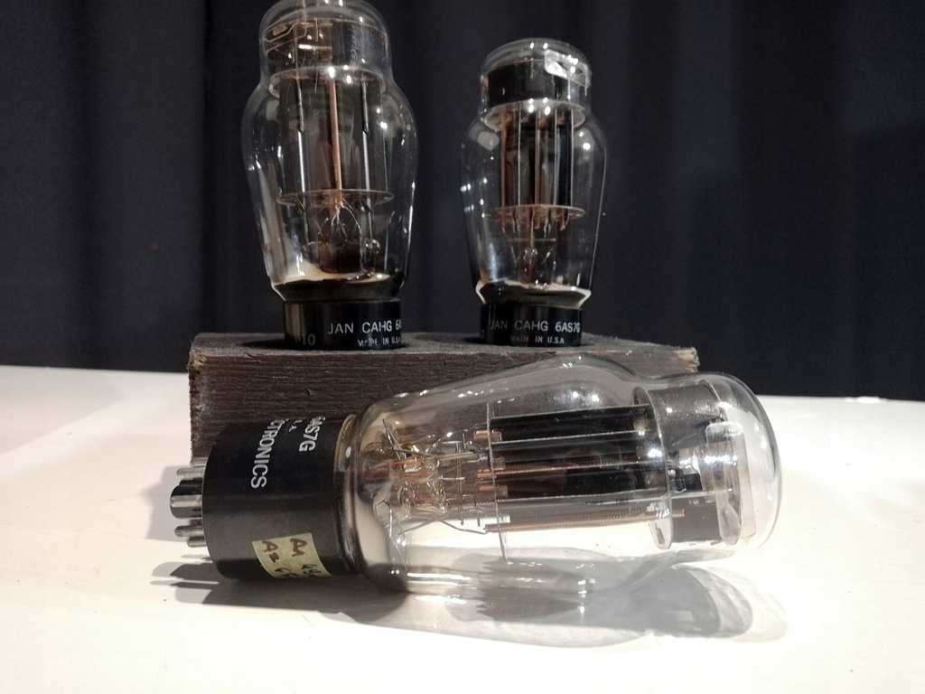 Lampy 6AS7G Chatham USA 3 sztuki