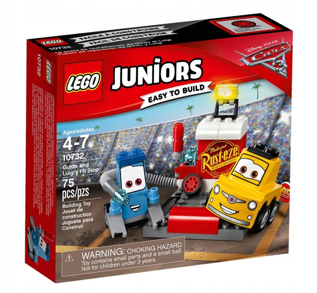 LEGO Juniors 10732 Punkt serwisowy Auta Cars