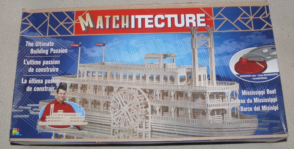 Parowiec Missisipi Matchitecture dług. 75 cm