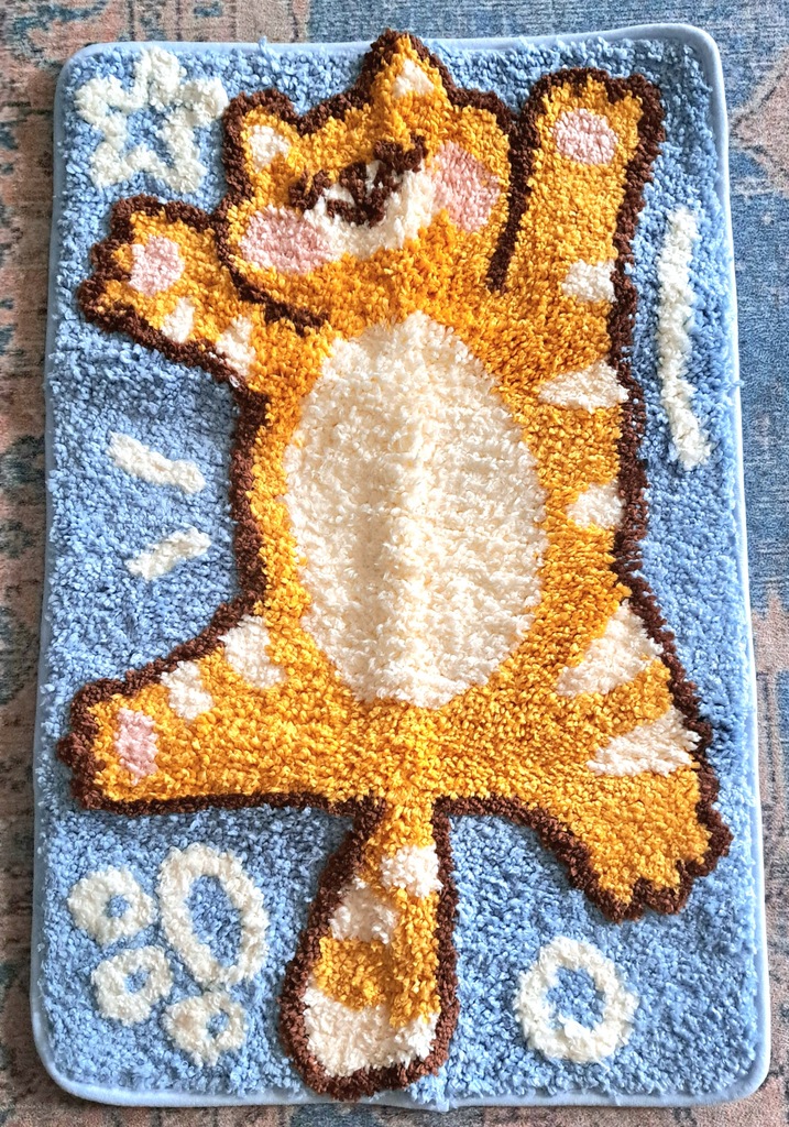 Dywanik mata łazienka sypialna kuchnia Antypoślizgowy pluszowy 40x60cm kot