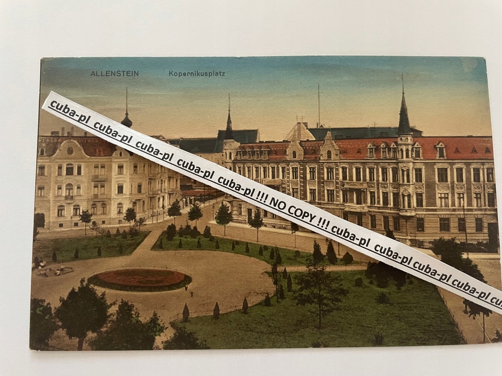 Olsztyn Allenstein Kopernikusplatz 1915r
