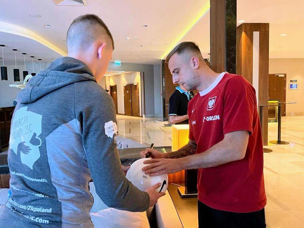 Kamil Grosicki - Polska - piłka z autografem (pol)