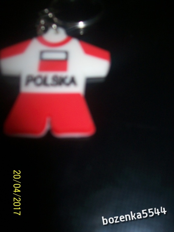 Nowy Brelok Polska biało - czerwoni Euro 2012