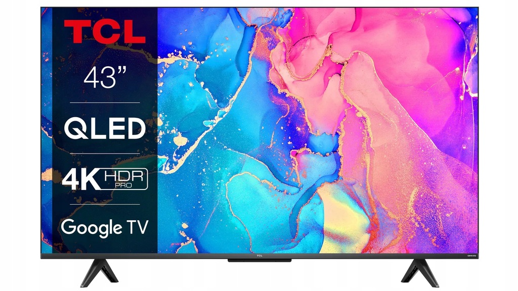 Telewizor TCL 43C639 43" 4K Google TV QLED HDR