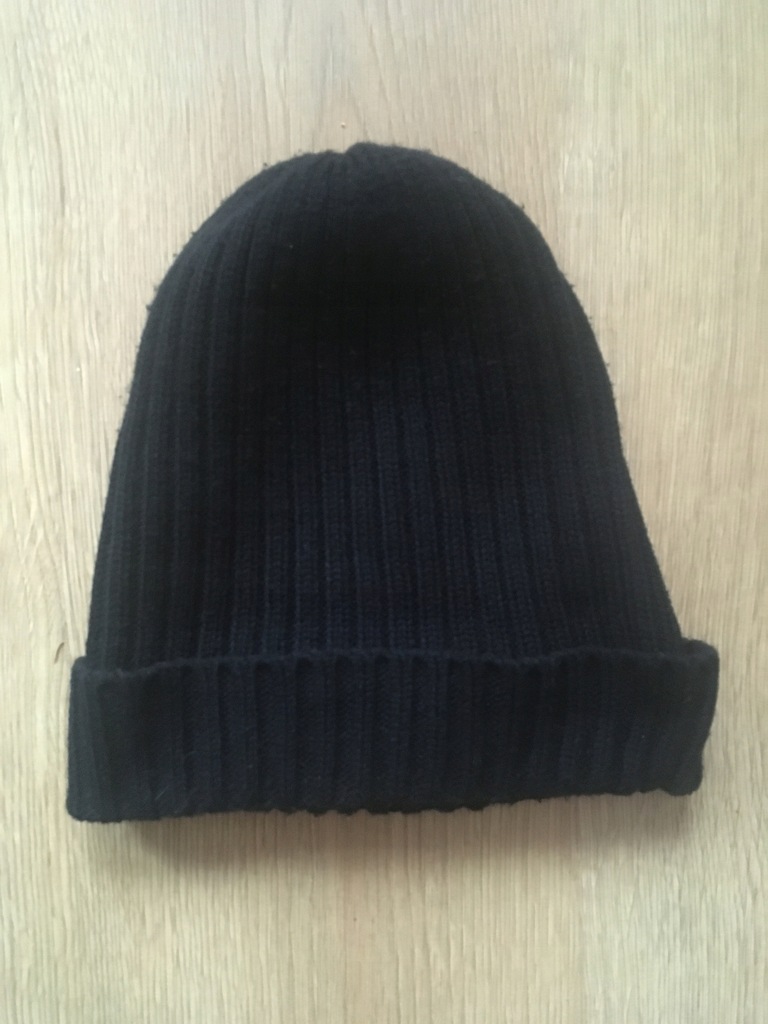 CZAPKA / CZARNA / H&M / BEANIE / ONESIZE