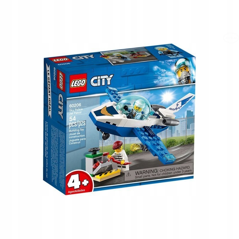 Policyjny patrol powietrzny LEGO City 60206 4+