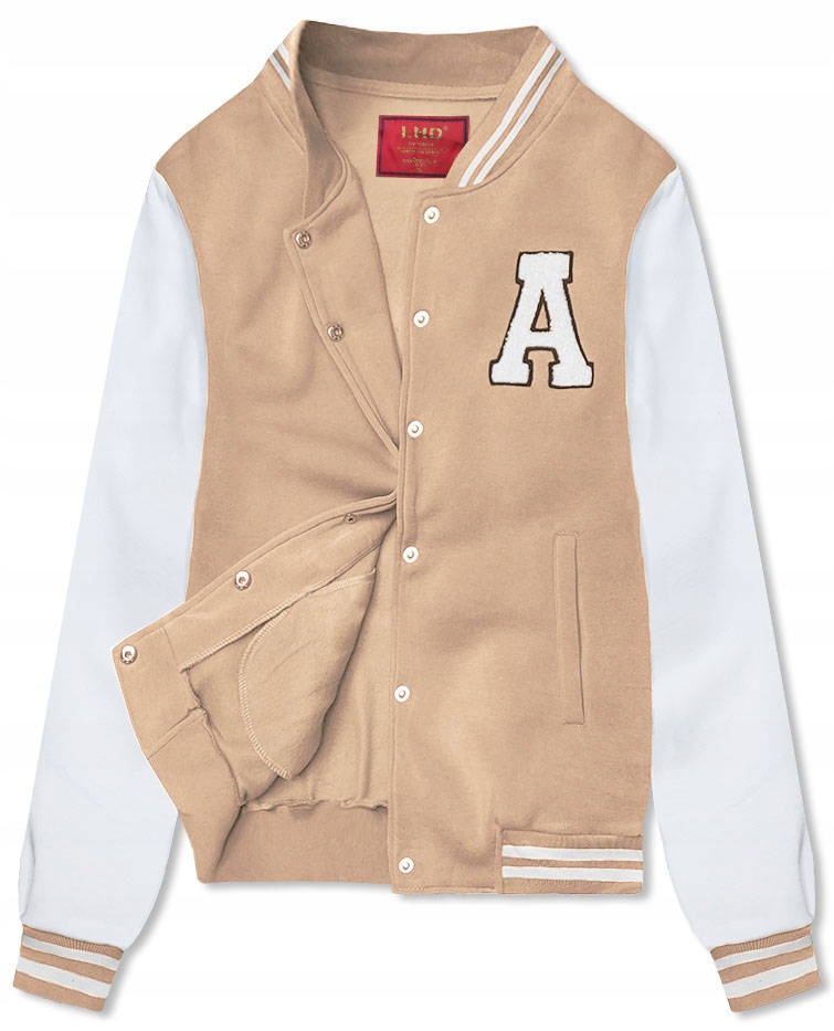 BLUZA BEJSBOLÓWKA AMG-57 BEŻ XL (42)
