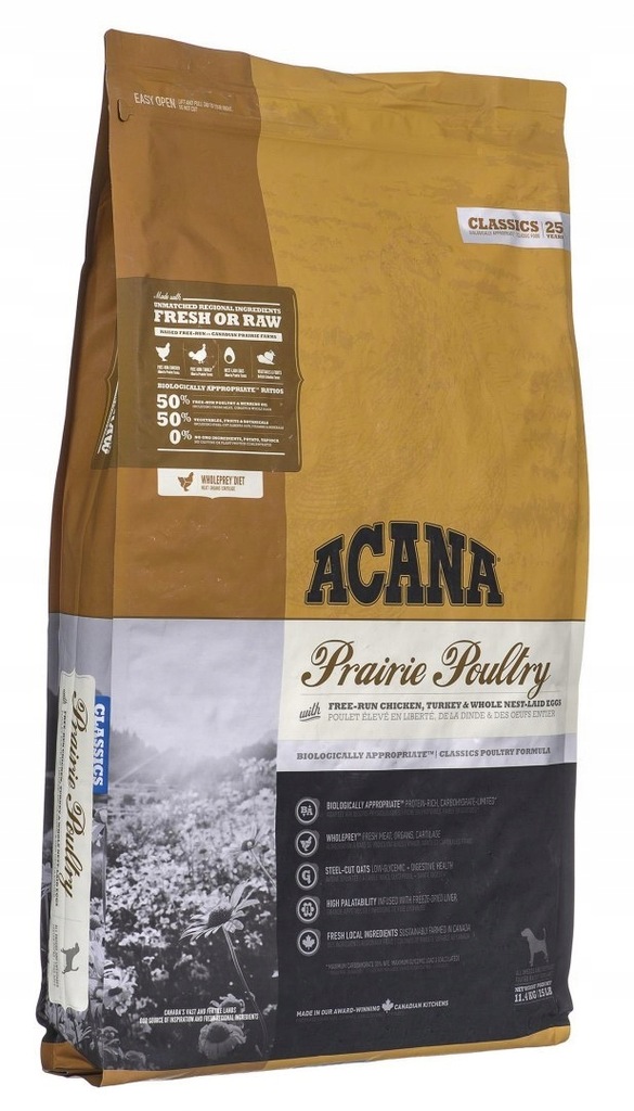 ACANA Prairie Poultry Dog 11,4kg