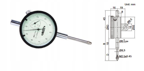 CZUJNIK ZEGAROWY 10/0.1