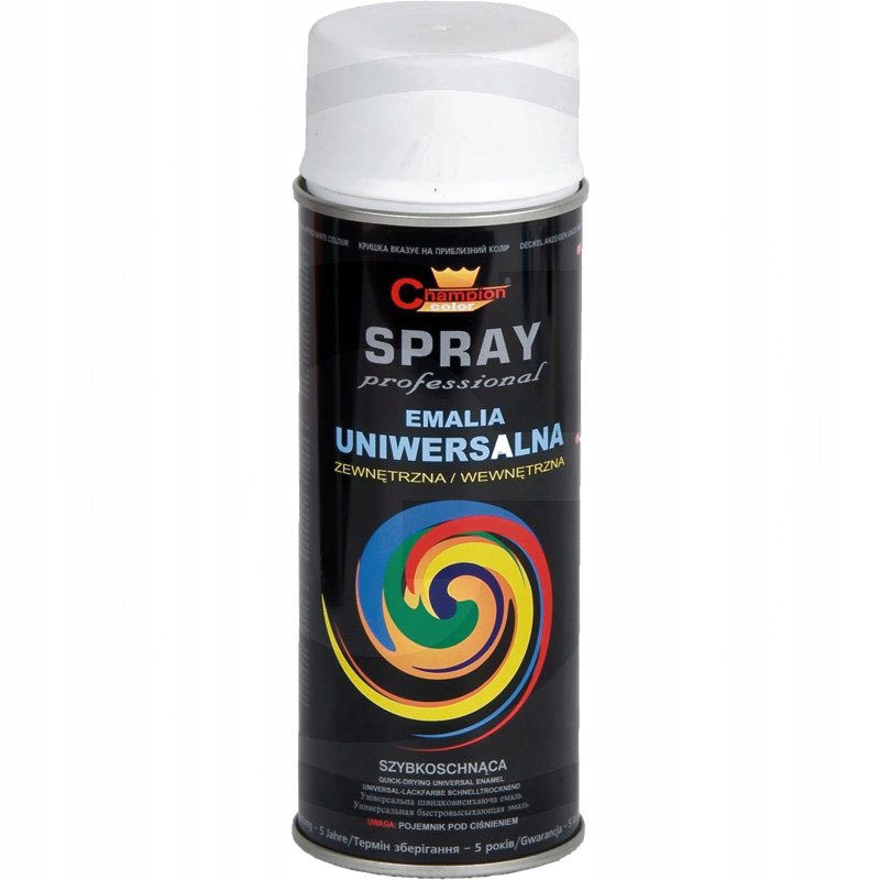 Farba RAL 9010 biały mat 400 ml - 12257419130 - oficjalne archiwum Allegro