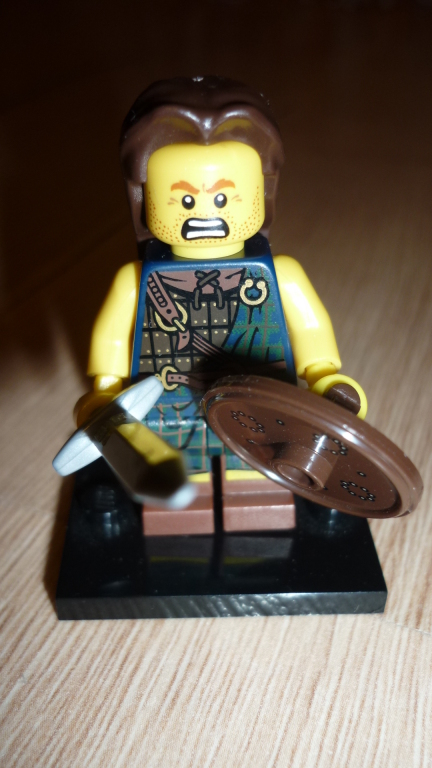 figurka Lego Szkocki wojownik