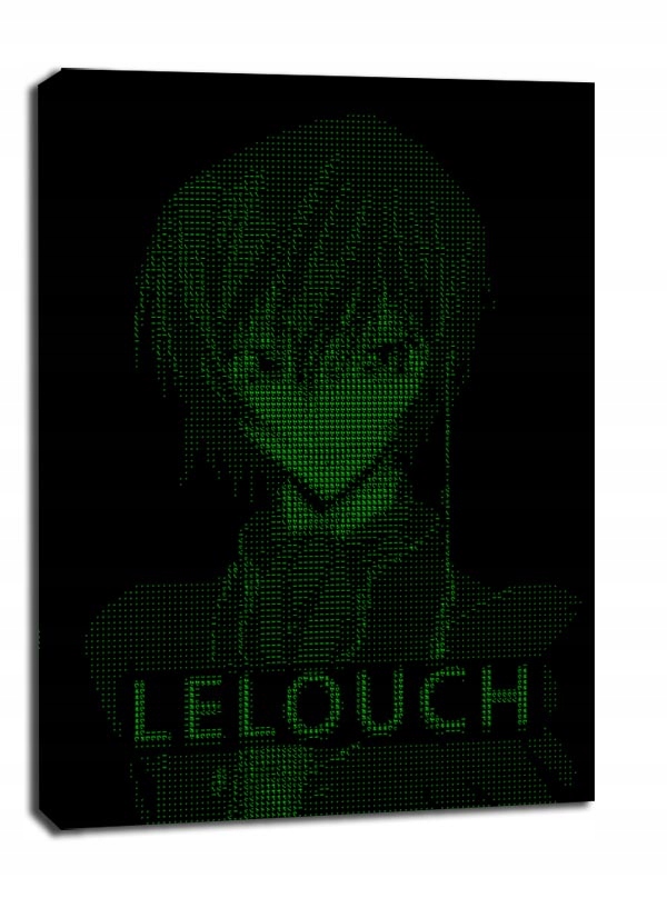 H4CK3D - Lelouch, Code Geass - obraz na płótnie