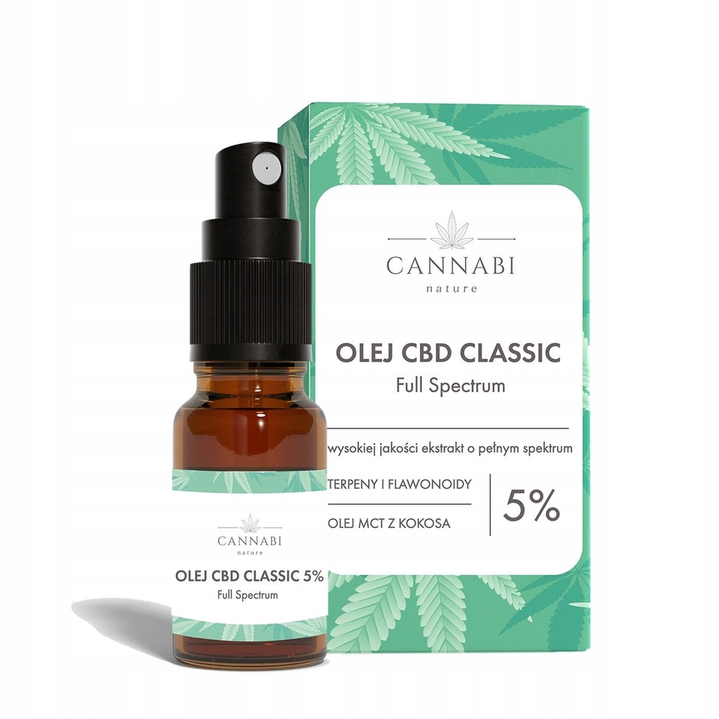 Cannabi Nature olej CBD klasyczny 5% 10ml