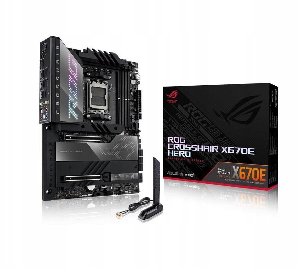 MB AMD X670 SAM5 ATX/ROG CROSSHAIR X670E HERO ASUS