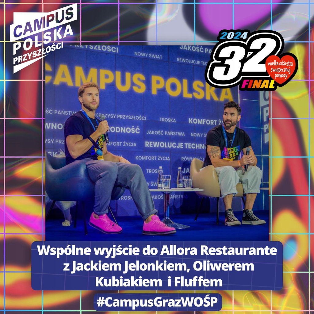 Jacek Jelonek i Oliwier Kubiak oraz Campus Polska grają wspólnie z WOŚP